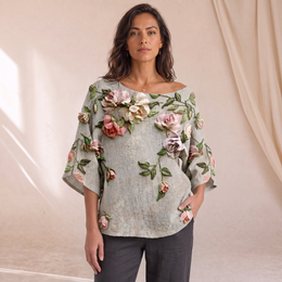Patty - Blusa Floreale Dal Taglio Morbido, foto principale