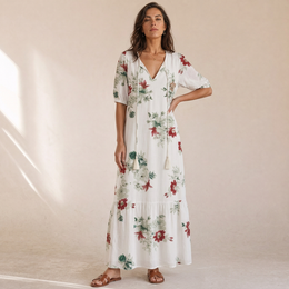 Renee - Vestito Lungo Estivo Casual, dettaglio 2