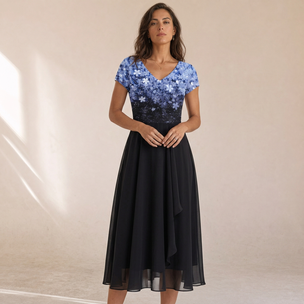Sonja - Vestito Midi Elegante Estivo, foto principale