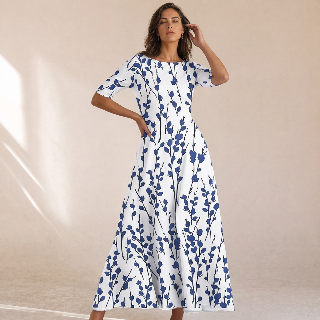 Lumi - Abito Botanica in Cotone