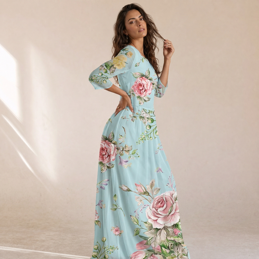 Miranda - Abito Elegante Con Stampa Floreale