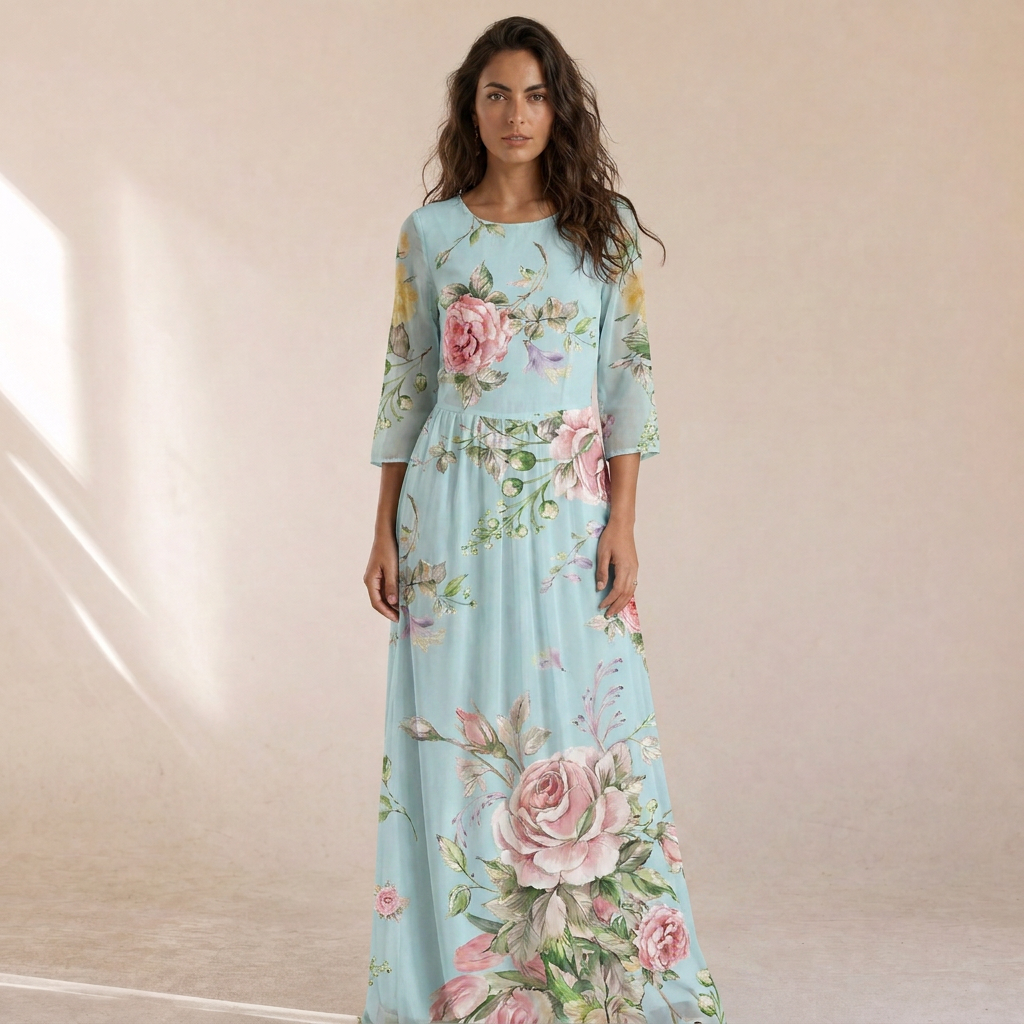 Miranda - Abito Elegante Con Stampa Floreale