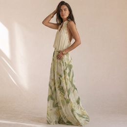Elena - Completo Due Pezzi Floreale Vacanza Chic