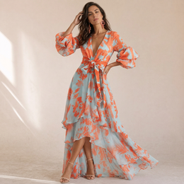 Coralia - Abito Giardino di Corallo