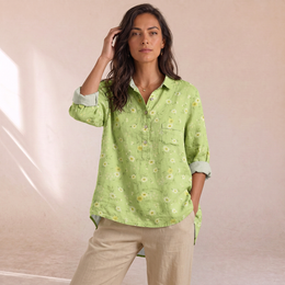Scarlett - Camicia Con Stampa Botanica
