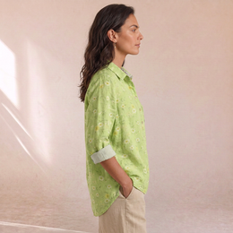 Scarlett - Camicia Con Stampa Botanica
